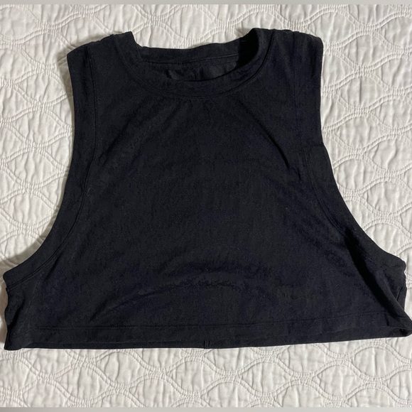 # 47-LULULEMON-All Yours Boyfriend Crop Tank - Picture 3 of 4